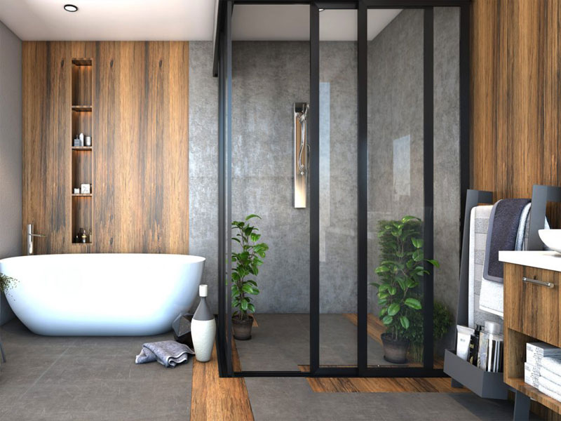 Stylish bathroom cabinet by Homzelite