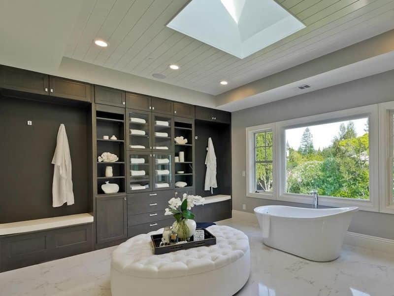 Extra large master bathroom premium design.