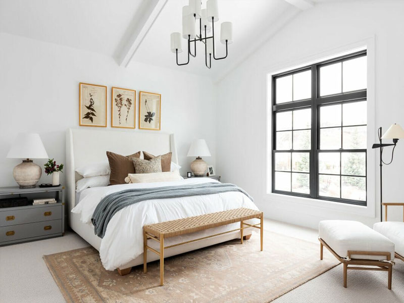 Guest bedroom interior designs by Homzelite.