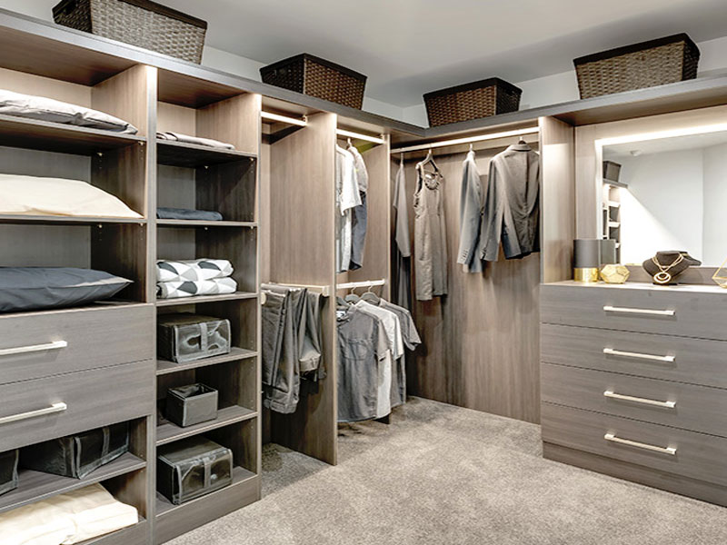 Innovative modern wardrobe design by Homzelite.